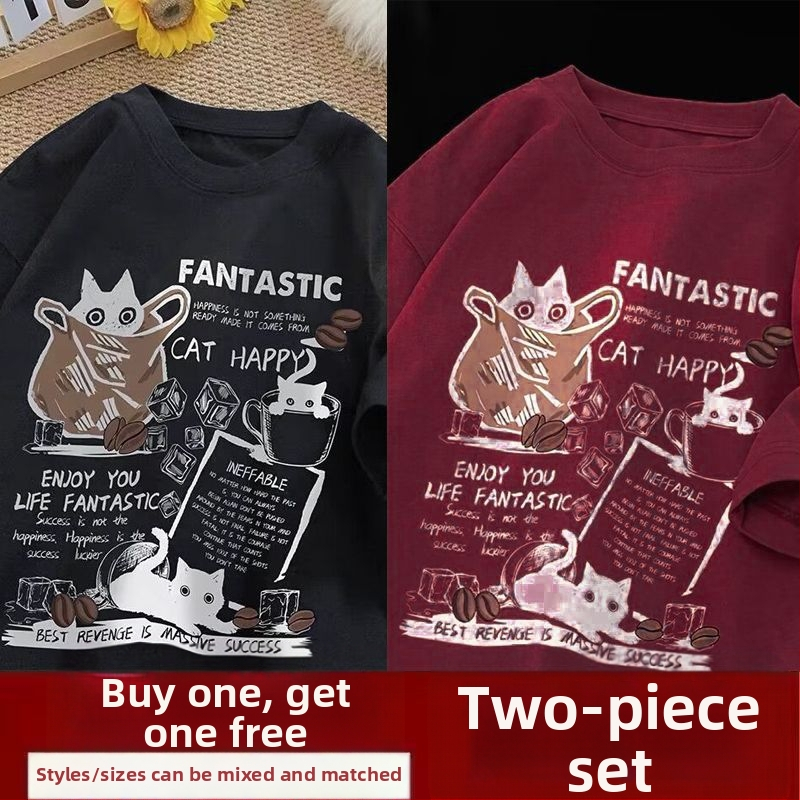 Αμερικανικό στυλ ρετρό κοντομάνικο μπλουζάκι ανδρών καλοκαίρι νέα μάρκα μόδας ρούχα υψηλών προδιαγραφών χαλαρά plus size εφήβων μισό μανίκι