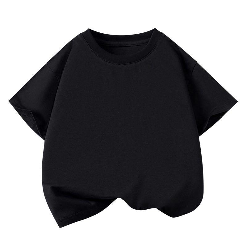 na zalihi dječja majica kratkih rukava pamučna ljetna srednja i velika dječja odjeća za dječake i djevojčice jednobojna jakna odjeća za razred reklamna majica veleprodaja