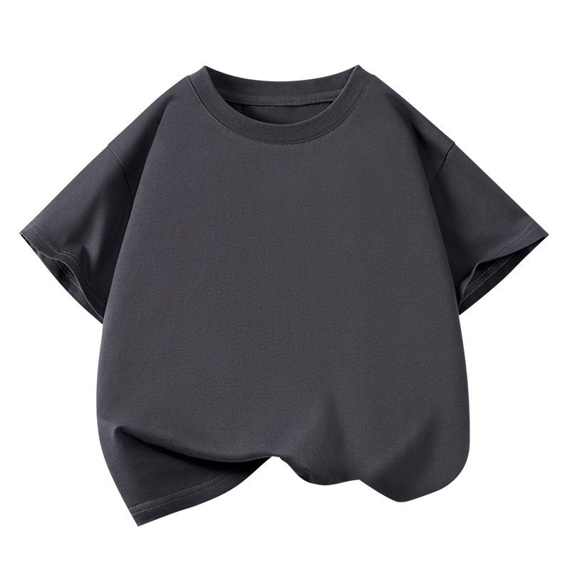 na zalihi dječja majica kratkih rukava pamučna ljetna srednja i velika dječja odjeća za dječake i djevojčice jednobojna jakna odjeća za razred reklamna majica veleprodaja