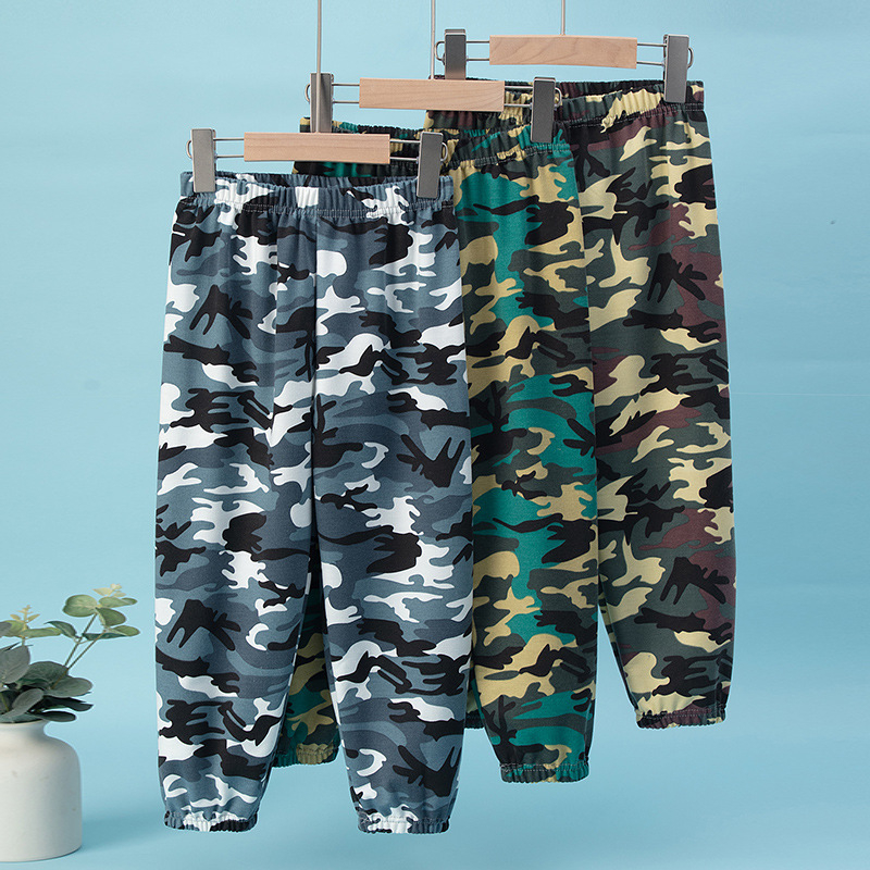 Πλατφόρμα εξωτερικού εξωτερικού, παιδικό παντελόνι καμουφλάζ σε μέγεθος ΗΠΑ, casual αθλητικό, πολύχρωμο παντελόνι 9 σημείων, μεγάλα αγόρια, αθλητικά