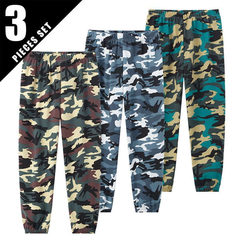 Πλατφόρμα εξωτερικού εξωτερικού, παιδικό παντελόνι καμουφλάζ σε μέγεθος ΗΠΑ, casual αθλητικό, πολύχρωμο παντελόνι 9 σημείων, μεγάλα αγόρια, αθλητικά