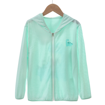 Детско слънцезащитно облекло, кожено облекло, елегантно памучно, дишащо мрежесто лятно яке за момчета и момичета, може да се използва за генериране на коса