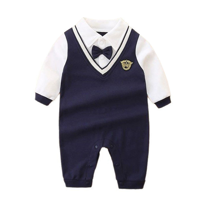 Βρεφική φόρμα με μακριά μανίκια για την άνοιξη και το φθινόπωρο, βαμβακερή ανδρική φόρμα αναρρίχησης θησαυρού, πέτο Harper, φόρεμα εκατοντάδων ημερών για μωρά