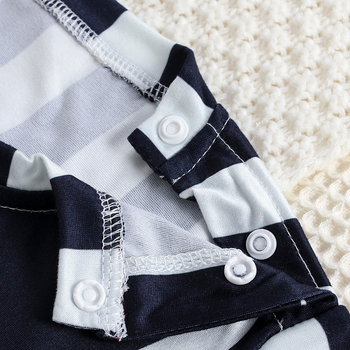 Βρεφική ριγέ φόρμα με μακριά μανίκια σε ευρωπαϊκό και αμερικανικό στιλ, διασυνοριακό εξωτερικό εμπόριο, ανοιξιάτικα ρούχα αναρρίχησης, μια γενιά μαλλιών