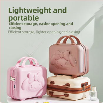 Kohver 14-tolline Melody pagasi hoiukast Väike kast Kombineeritud lukk Kohvri pardaleminekukott Kerge