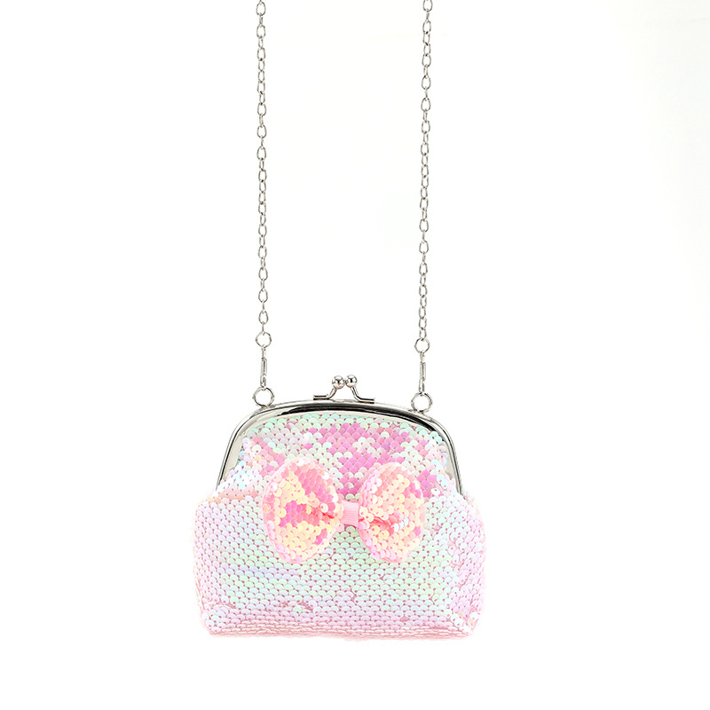 5 inch nou sosire paiete umăr geantă cu arc monede pungă monede geantă copii drăguț crossbody geantă card depozitare geantă