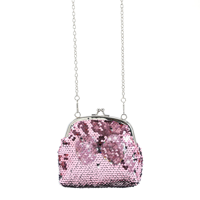 5 inch nou sosire paiete umăr geantă cu arc monede pungă monede geantă copii drăguț crossbody geantă card depozitare geantă