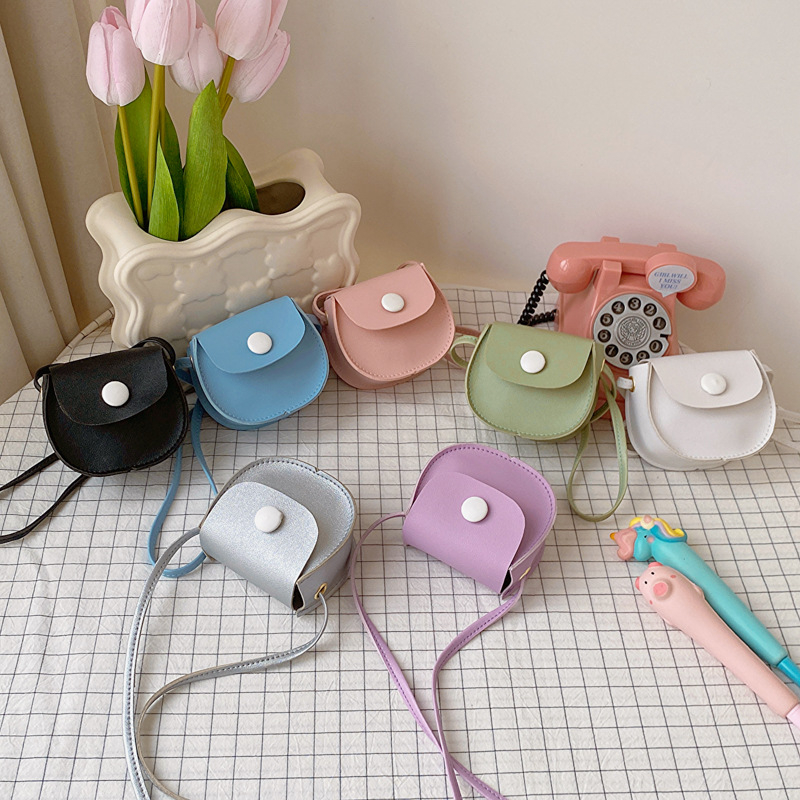 Portofel de vară pentru copii, stil coreean, model crossbody, model simplu, model la modă, geantă mică