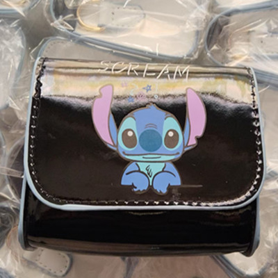 Vaikiškas krepšys 2024 m. Naujas mergaitiškas pečių krepšys Mielas animacinių filmukų krepšys per petį Mini universalus mažas kvadratinis krepšys monetų piniginė