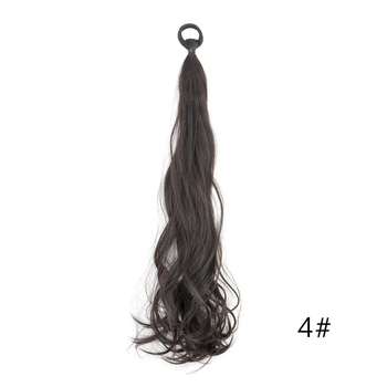 Εργοστασιακή χονδρική περούκα γυναικών με αλογοουρά, μπορεί να δεθεί με διπλή αλογοουρά από καουτσούκ, μακριά αλογοουρά με φυσική αλογοουρά