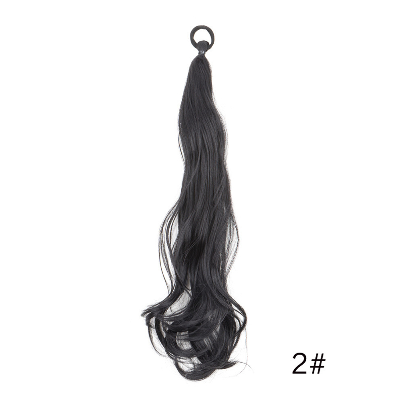 Perucă en-gros din fabrică, coadă de cal pentru femei, poate fi legată cu bandă de cauciuc dublă, coadă de cal lungă, perucă naturală cu coadă de cal