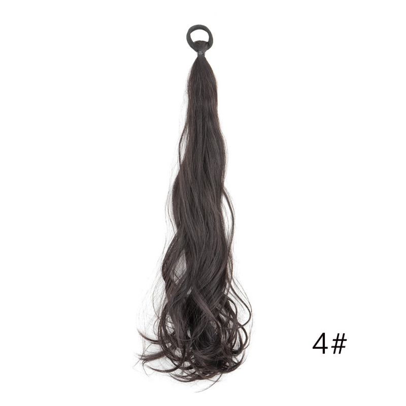 Perucă en-gros din fabrică, coadă de cal pentru femei, poate fi legată cu bandă de cauciuc dublă, coadă de cal lungă, perucă naturală cu coadă de cal