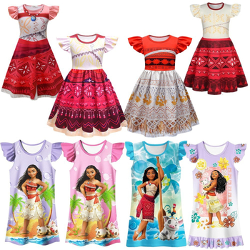 Rochie pentru fete cu mâneci zburătoare de mătase lapte Moana 2 Moana COS New