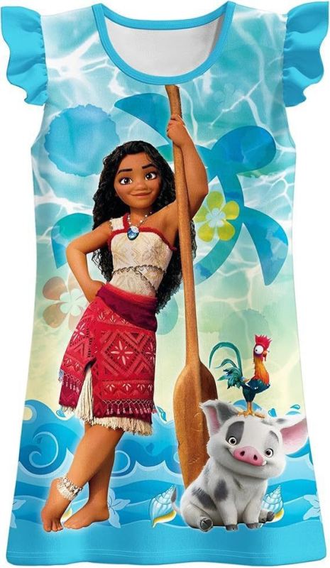 Rochie pentru fete cu mâneci zburătoare de mătase lapte Moana 2 Moana COS New