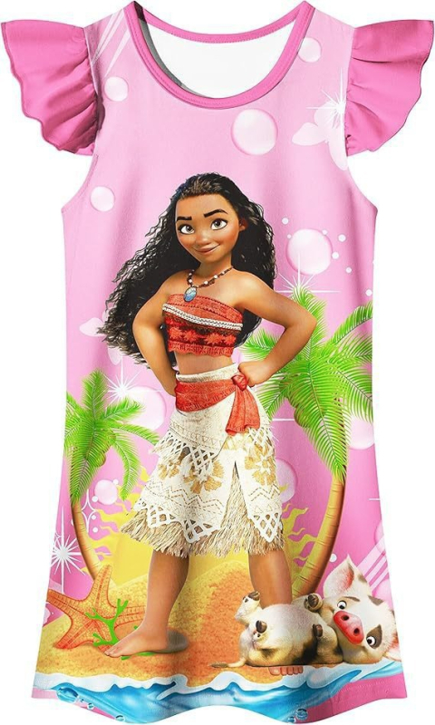 Rochie pentru fete cu mâneci zburătoare de mătase lapte Moana 2 Moana COS New