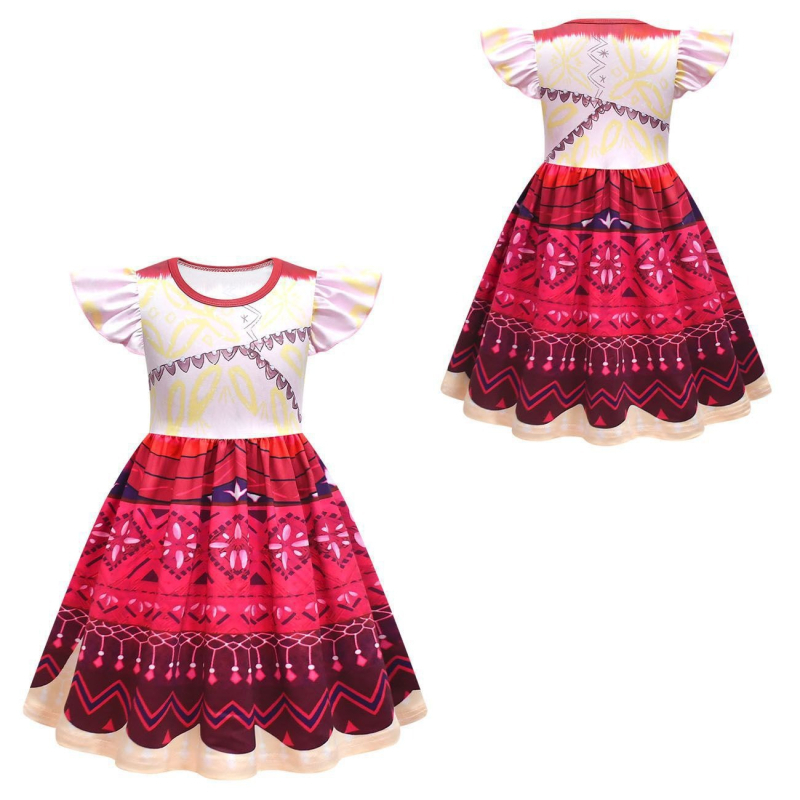 Rochie pentru fete cu mâneci zburătoare de mătase lapte Moana 2 Moana COS New