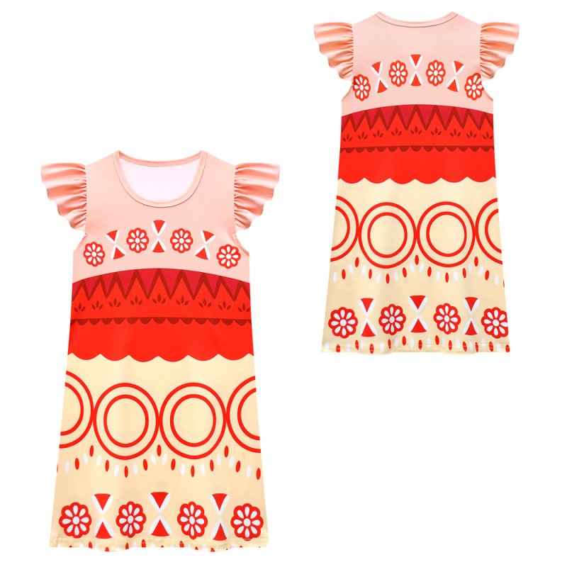 Rochie pentru fete cu mâneci zburătoare de mătase lapte Moana 2 Moana COS New