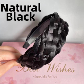Νέα φαρδιά κορδέλα για περούκες, κορδέλα για τα μαλλιά με έξι τούφες, μονοκόμματη κορδέλα για τα μαλλιά με πλεξούδα ψαροκόκαλο