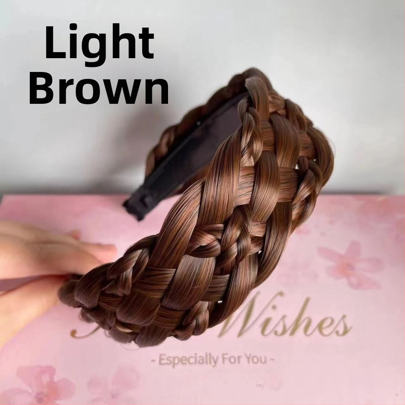 Perucă lărgită, cu bandă de susținere îngroșată cu șase fire, împletitură răsucită, cu bandă de susținere pentru femei, o singură bucată, cu os de pește, cu bandă de susținere, accesorii de păr