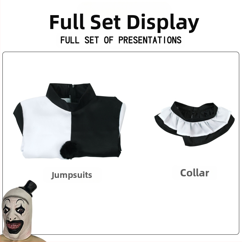 Halloweeni maskeraad, Ameerika film, Breaking Soul, kloun 2, meessoost arterikloun, cosplay, lavaesinemise riided