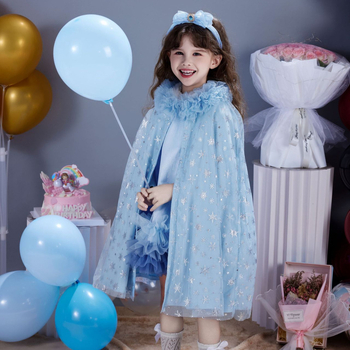 Pārrobežu meiteņu princeses Aisha kleita Eiropas un Amerikas Ins Aisha kleita Bērnu kleitas Apmetnis Rudens un ziemas vilnas oderējums