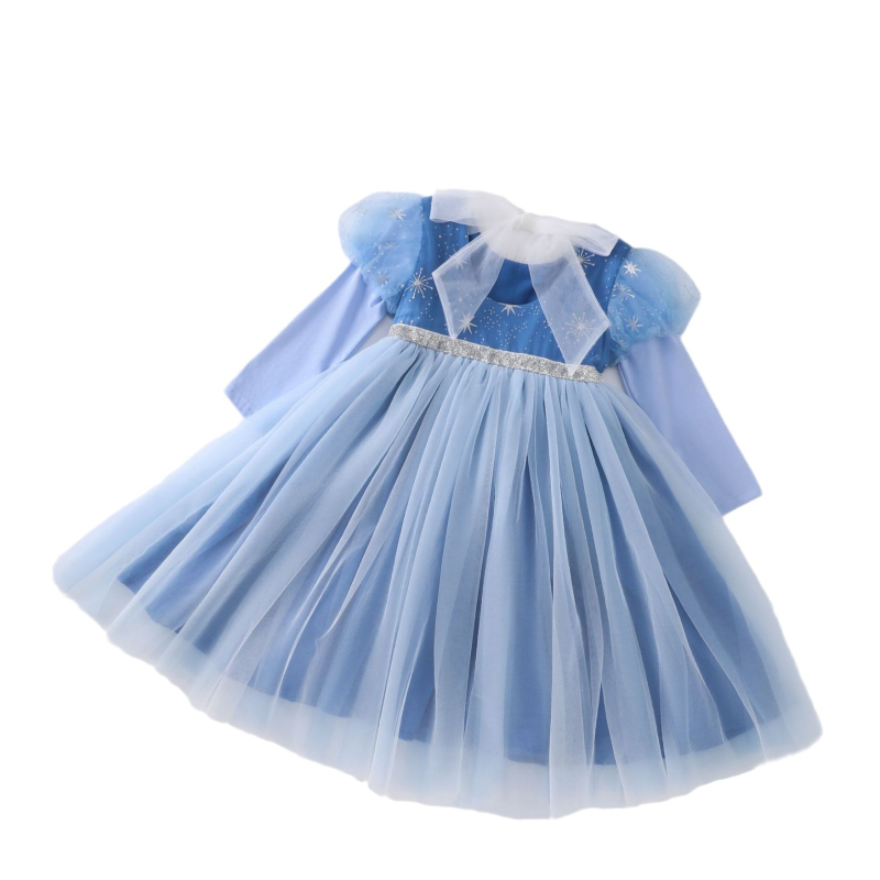 Pārrobežu meiteņu princeses Aisha kleita Eiropas un Amerikas Ins Aisha kleita Bērnu kleitas Apmetnis Rudens un ziemas vilnas oderējums