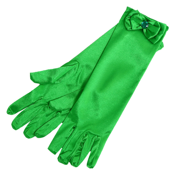 Rochie de Crăciun verde cu zână minunată pentru copii, Clopoțel, Aisha