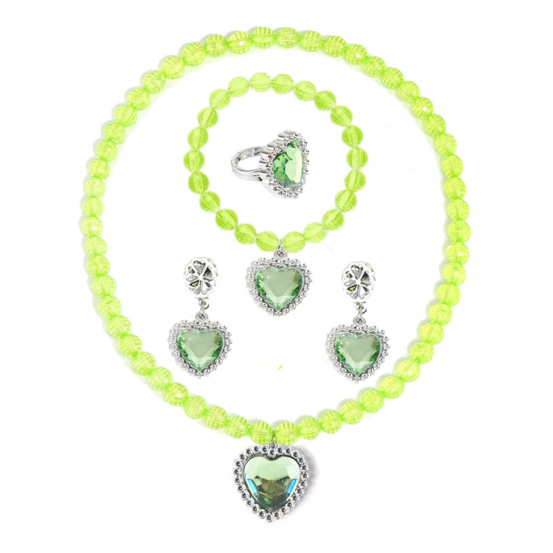 Rochie de Crăciun verde cu zână minunată pentru copii, Clopoțel, Aisha