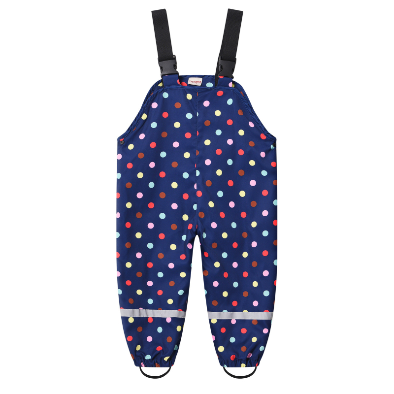 Naujos mažo ir vidutinio dydžio berniukų ir mergaičių kūdikių žaidimų vandens kelnės su vaikiškomis dirželiais, įvairiaspalvės margintos lietaus kelnės, skirtos lauko puolimo kelnėms, urmu