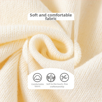 Pehme ja vahase südamega puhtast puuvillast beebikampsun Kategooria Sügis- ja talvetüdrukute kampsun, kardigan Kootud beebikampsun Üleriided