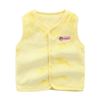 Laste sametvest sügis-talvine beebi soe vest, beebi kardigan poistele ja tüdrukutele, paksendatud ülerõivaste vest, topp