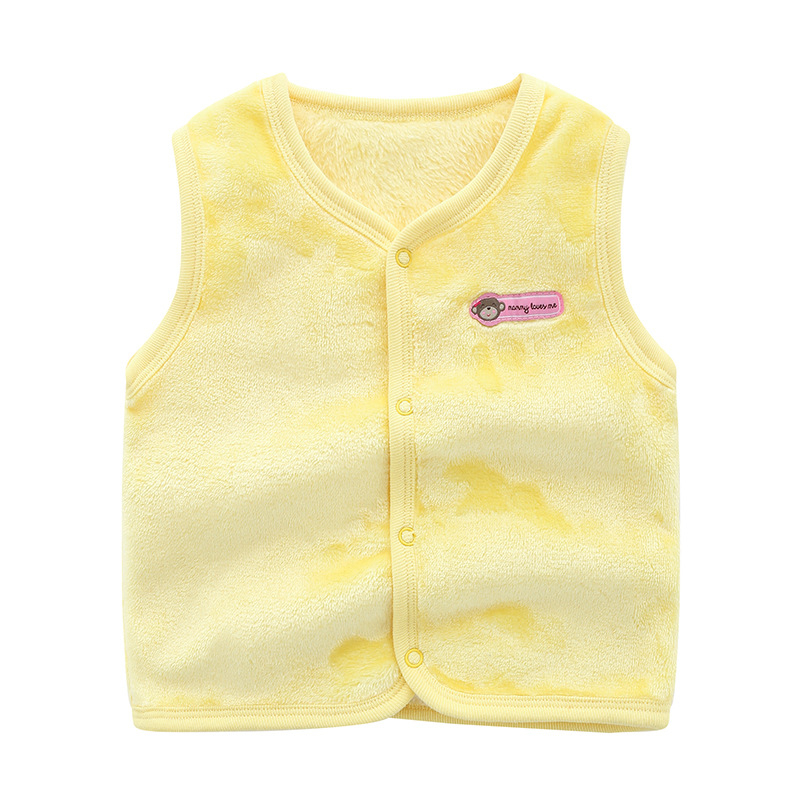 Laste sametvest sügis-talvine beebi soe vest, beebi kardigan poistele ja tüdrukutele, paksendatud ülerõivaste vest, topp