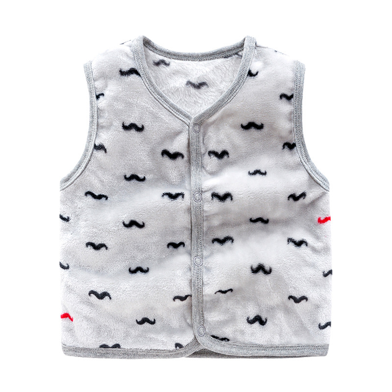 Laste sametvest sügis-talvine beebi soe vest, beebi kardigan poistele ja tüdrukutele, paksendatud ülerõivaste vest, topp