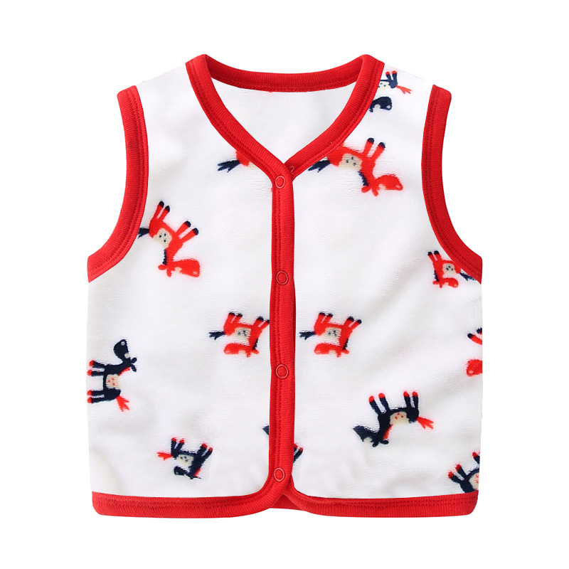 Laste sametvest sügis-talvine beebi soe vest, beebi kardigan poistele ja tüdrukutele, paksendatud ülerõivaste vest, topp