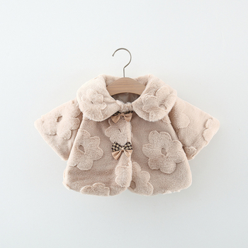 Talv 2023 uus kahe lipsusõlmega lilleline villane kampsun-sall tüdrukute lilleline villane kampsun-sall-mantel