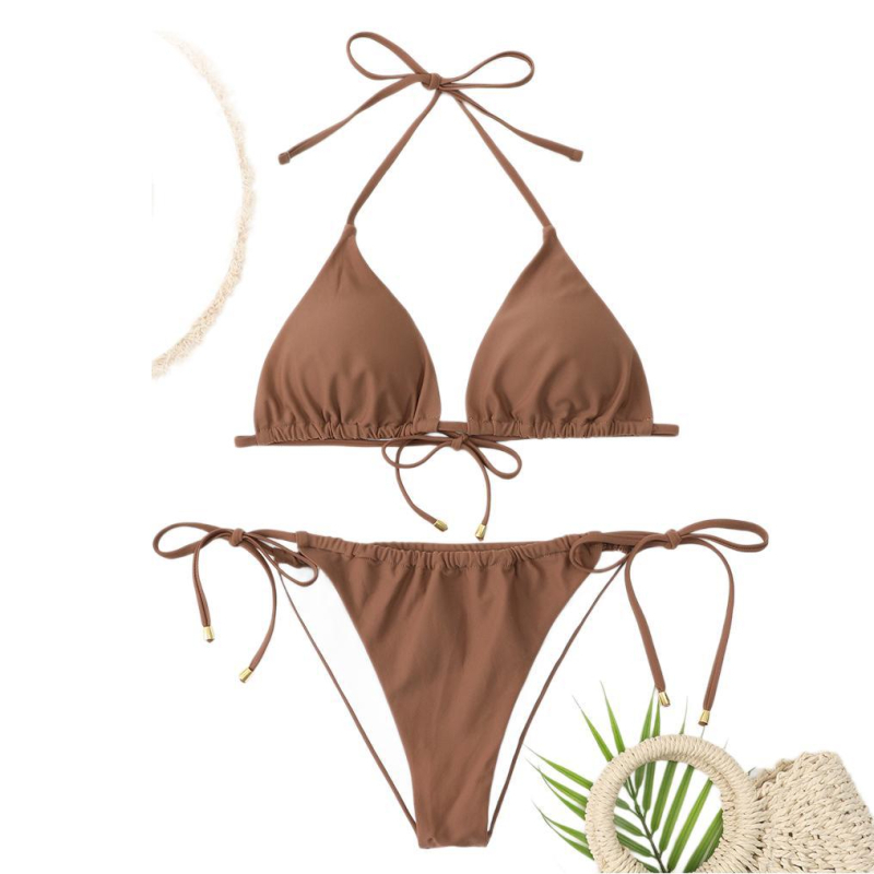 2024. aasta suvine uus ujumistrikoo naistele Amazoni Euroopa ja Ameerika Ühendriikide seksikate lõhestatud ujumistrikoode naistele bikiinirihmadega tootjatelt otsetarnimine