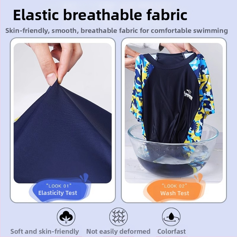 Detské plavky pre chlapcov, rozparok, veľké deti, tínedžerských chlapcov, letné plavky 2024, nové plavky, plavky