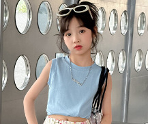 Ljetne tanke 2024. Nove dječje ženske hlače, dječja ljetna odjeća, modni kombinezoni, velike dječje proljetne i ljetne široke ležerne hlače