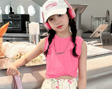 Ljetne tanke 2024. Nove dječje ženske hlače, dječja ljetna odjeća, modni kombinezoni, velike dječje proljetne i ljetne široke ležerne hlače