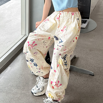 Καλοκαιρινά λεπτά γυναικεία παντελόνια 2024, παιδικά καλοκαιρινά ρούχα, μοντέρνες φόρμες, μεγάλα παιδικά ανοιξιάτικα και καλοκαιρινά χαλαρά casual παντελόνια