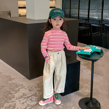 Παντελόνι Tutu Little Elephant για κορίτσια Φθινόπωρο και Χειμώνας 2024 Νέο βελούδινο μακρύ παντελόνι με ίσια γραμμή Παιδικό παντελόνι με φαρδιά μπατζάκια Casual παντελόνι Άνοιξη και Φθινόπωρο