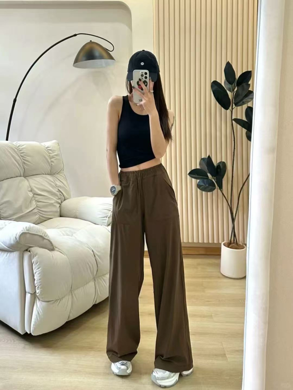 Luludarka, široké nohavice, rýchle, ležérne, farebné, športové, fitness, ľahké, s potlačou, priedušné, voľné