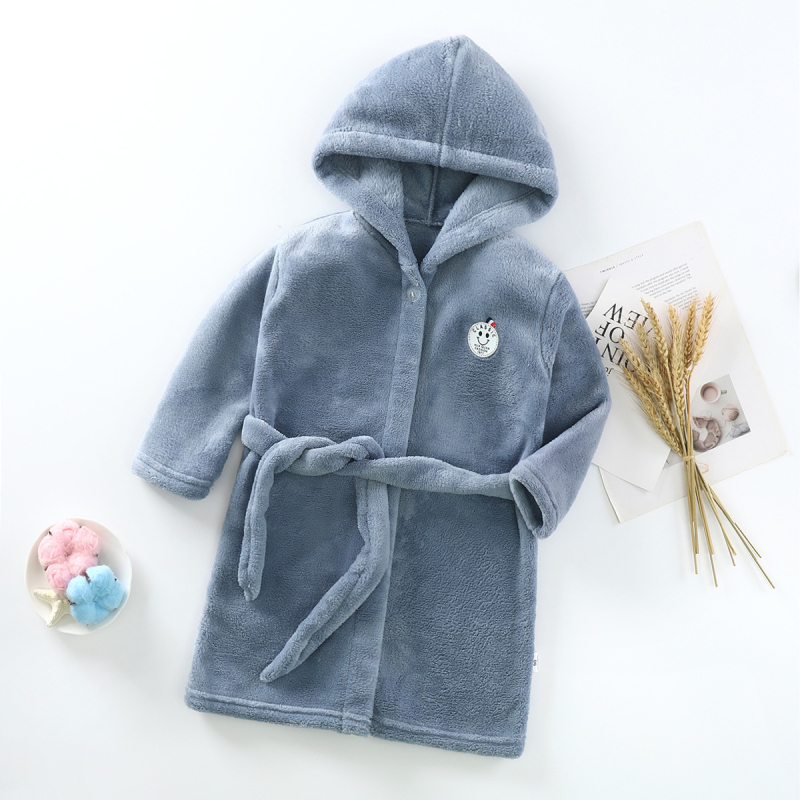 Laste öösärk flanellbeebipoiss paksendatud tüdrukute korallfliisist pidžaamad sügis- ja talvehooaja hommikumantel