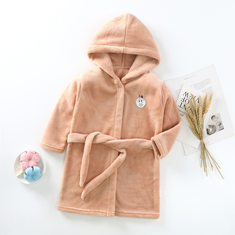 Laste öösärk flanellbeebipoiss paksendatud tüdrukute korallfliisist pidžaamad sügis- ja talvehooaja hommikumantel