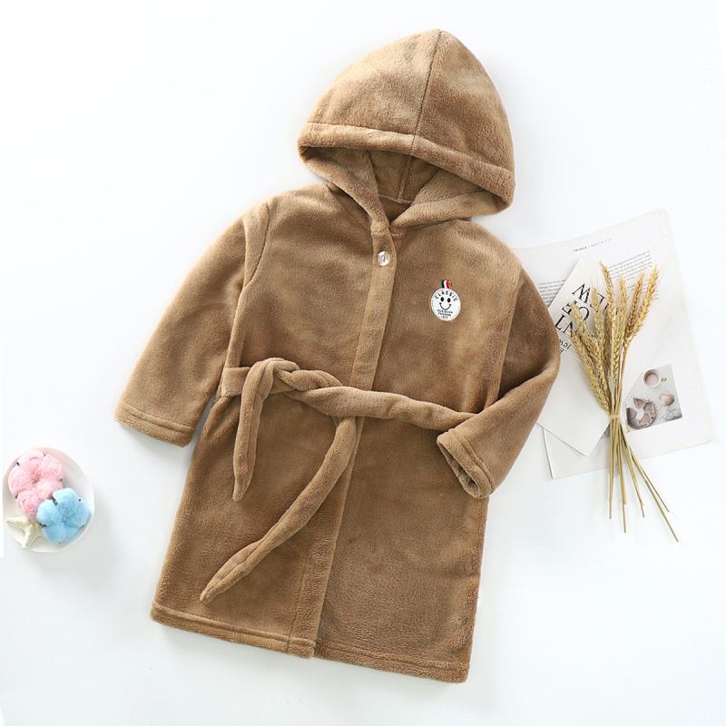 Laste öösärk flanellbeebipoiss paksendatud tüdrukute korallfliisist pidžaamad sügis- ja talvehooaja hommikumantel