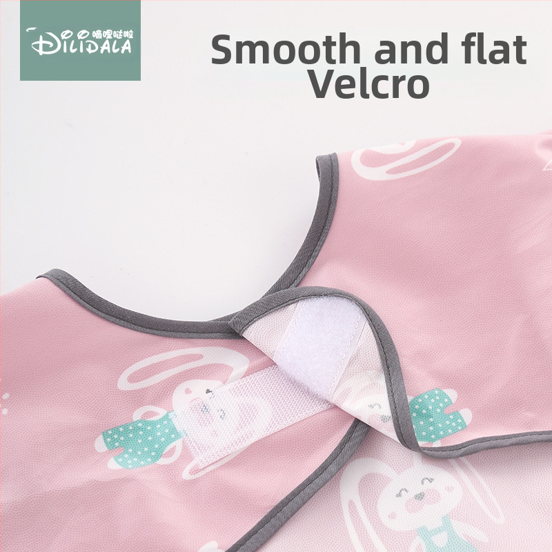 Blw Eating Artifact Baby Anti-Dirty Water All-In-One Bib Pad Трапезен стол Маса Бебешка престилка с дълъг ръкав Независимо хранене