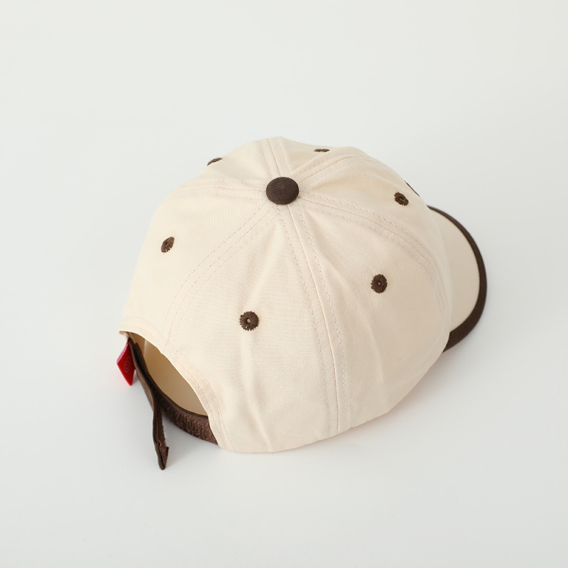 Aranyos kis rövid karimájú baba baseballsapka divatos hímzés rajzfilm gyerek sapka tide kalap 1-3 éves korig nagykereskedelem