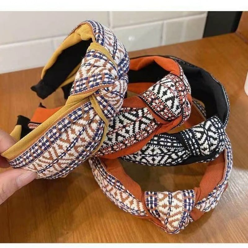 Bandă de păr transfrontalieră mică parfumată, versiunea coreeană a benzii retro cu boruri largi, accesorii de păr cu agrafe, toamna și iarna, bijuterii de comerț exterior Joker, en-gros