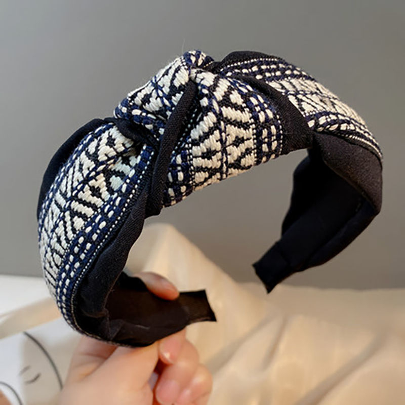 Maža kvapni tarpvalstybinė vėjo juosta, moteriška korėjietiška retro plačiabrylė galvos juosta, plaukų segtukai, rudens ir žiemos „Joker“ užsienio prekybos papuošalai, didmeninė prekyba