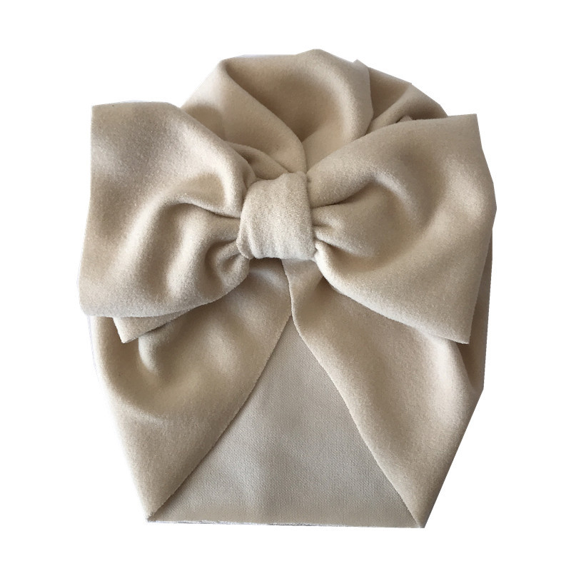 Európai és amerikai őszi és téli gyermek nagy masnis indiai kalap kasmír gyermek pulóver sapka magzati sapka